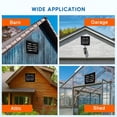 thumbnail image 4 of Exhaust Fan – 3500 CFM Wall Mounted Automatic Shutter – Aluminum – Quiet & Easy Install – Garage, Greenhouse, Storage Building & Attic, 4 of 6
