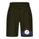 thumbnail image 5 of Puntoco Pantalones Cortos Deportivos Con Bolsillos Informales Elásticos Con Cordones Para Hombre, Pantalones Cortos Para El Hogar, Pantalones De Tres Cuartos, Verde Militar L, 5 of 5