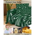 thumbnail image 4 of Green Christmas Sofa Covers for 3 Cushion Couch, Washable Sectional & L Shape Couch Covers for Dogs/Cats/Kids, Xmas Tree Elk Christmas Non Slip Sofa Slipcover Futon Cover 71''x150'', 4 of 8
