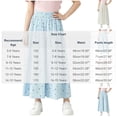 thumbnail image 5 of Posijego Girls Long Pants Polka Dot Print Wide Leg Elastic Waist Lightweight Casual Flowy Palazzo Pants for Big Girls, 5 of 5