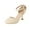 Beige, variant on HUANBAI Big Kids Girls Dress Shoes Pumps High Heels High School Prom Shoes Sandals Bownet Shoes 13