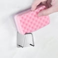 thumbnail image 2 of serony 2 Pcs Stainless Steel Sink Sponges Holder Soap Drain Storage Rack Kitchen Bathroom Organizers Shelf Hooks, 2 of 9