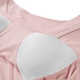 thumbnail image 4 of FRSASU Women's Pajamas Set - Summer Sleepwear 2 Piece Soft Comfortable Home Clothes Short Sleeve V-Neck Solid PJ Set with Built-in Bra Watermelon Red, 4 of 6