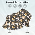 thumbnail image 5 of Daiia Cute Bee Gnome Pattern Bucket Hat - Trendy Cotton Sun Hat for Beach, Golf, Fishing - Fun Outdoor Vacation Boonie for Men and Women, 5 of 9