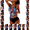 Multicolor#1, variant on Women's American Flag Graffiti Print Blouson Tankini Set With Built-In Bra, Adjustable Straps Swimwear With High Cut Bottom