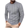thumbnail image 2 of POROPL Big And Tall Mens Sweatshirts Crew Neck Long Sleeve Sweatshirt Casual Plain Fall Sweatshirts, 2 of 6