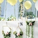 thumbnail image 3 of 3X Vides Artificiales 40 M Plantas Colgantes Falsas Seda Hoja Artificial Guirnaldas SimulacióN Follaje Ratán Hogar Pared JardíN Boda Fiesta Coronas, 3 of 4
