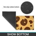 thumbnail image 6 of Yellow and Brown Of Leopard Print Kitchen Rugs Sets Of 2,Anti Fatigue Kitchen Mat Rugs Non Slip Washable,Decorative Kitchen Floor Mats for Kitchen,Sink,Laundry,17"x30"+17"x47", 6 of 7