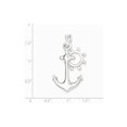 thumbnail image 2 of Sterling Silver Polished Anchor Pendant - 5.7 Grams - Measures 42x21mm Wide, 2 of 2