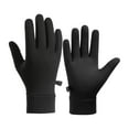 thumbnail image 2 of Honmine 1 Pair Unisex Thermal Winter Gloves, Touchscreen Accessories with Sure Grip Texture, Insulated Fleece Blend for Driving and Cold Weather, 2 of 9