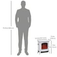 thumbnail image 3 of HOMCOM Cheminée Électrique, Cheminée Autonome 750W/1500W, Blanc, 3 of 9