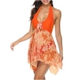 thumbnail image 2 of Traje de baño de dos piezas dividido con estampado cómodo con honda informal para mujer con estilo OAVQHLG3B Store  lin121212, 2 of 3