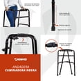 thumbnail image 2 of Andadera Caminadora Magnimed Color Negro Altura Ajustable Plegable, 2 of 4