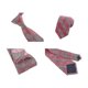 thumbnail image 3 of Corbatas para hombre, juego de 3 corbatas a rayas de Paisley, traje de negocios, regalo de boda, 3 of 3