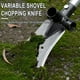 thumbnail image 5 of Multi-Functional High Manganese Steel Shovel Hoe | Agricultural Garden Tool | Sickle Shovel | Weed Removal | Heavy Duty Iron Handle | 30-100cm | Repair Branches | Outdoor Digging | Durable Gardening, 5 of 9