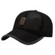 thumbnail image 3 of Gorra de béisbol de malla casual Gorra de béisbol ajustable al aire libre Suministros de viaje para acampar, 3 of 9