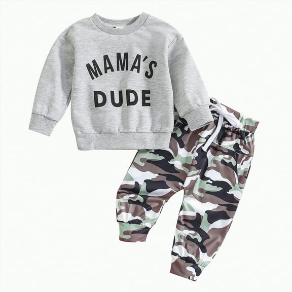 Futezty Toddler Boys Girls Clothes Fall Winter Outfit Sets, Baby Boy Girl 1T 2T 3T 4T 5T 2Pcs Set