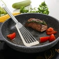 thumbnail image 2 of Blasgw Stainless Steel Steak Frying Fish Spatula, Fan-shaped Spatula, Silicone Spatula, Non Stick Pan, Special Pancake Spatula Beige, 2 of 2