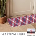 thumbnail image 3 of Red and Blue Star Argyle Pattern Door Rugs,Washable Non Slip Door Mats Indoor,Decorative Door Mats,Entry Mat Indoor for Entrance,Bedroom,Kitchen,Bathroom,16"x47", 3 of 6