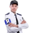 thumbnail image 3 of KAIYANG Porta credencial Sia con correa ajustable, porta credencial de brazo de alta visibilidad, porta tarjeta de identificación, banda azul, 3 of 5