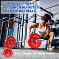 thumbnail image 4 of BalanceFrom Olympic Bumper Plate Weight Plate, 55 lbs Pair Color, 4 of 9