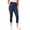 Navy, variant on Women's Plus Size Soft Sculpt Side-Pocket Capri Legging