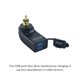 thumbnail image 5 of Adaptador Digital Riwesomey para motocicleta de latón USB dual resistente al agua verde, 5 of 6