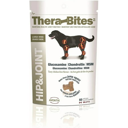 UPC: 0696303000313 | Aventix Thera-Bites Hip and Joint Chews Large Dog 60ct