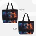 thumbnail image 2 of Balery Forest Cool Lion Bolsa de Mano para Mujeres con Cremallera, Bolsa de Gimnasio con Compartimentos, Bolsa para Laptop, Bolsa para Trabajo, 2 of 7