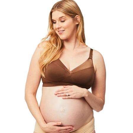 

Sugar Candy Posh Women s Maternity & Nursing Seamless Bra | Nursing Sleep Bra (for G-K US / F-H UK cups) Chestnut Medium