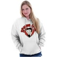 thumbnail image 4 of Betty Boop Zombie Love Heart Hoodie Sweatshirt Women Brisco Brands S, 4 of 6