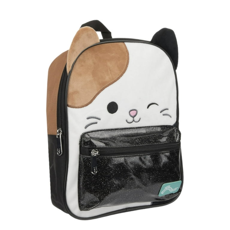 Squishmallows Cam the Cat Plush Mini Backpack with Zipper