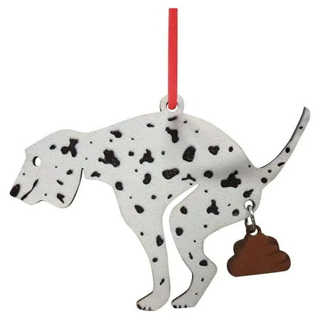 

Christmas Tree Diy Decoration Wooden Sign Tags With Lanyard Creative Gifts Funny Dog Pendant