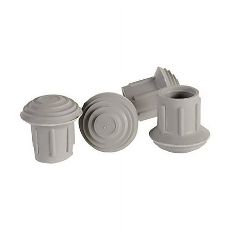DMI Walker and Cane Replacement Tips #21, Gray, 1-1/8"