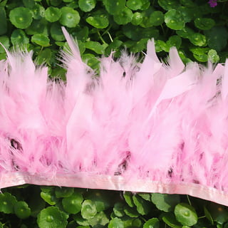 Ostrich Feathers Trim Fringe Pheasant Feather For Party Wedding Dress  Sewing Crafts Decoration - 2 Yards Ostrich Feather Boa For Crafts, Feather  Cloth