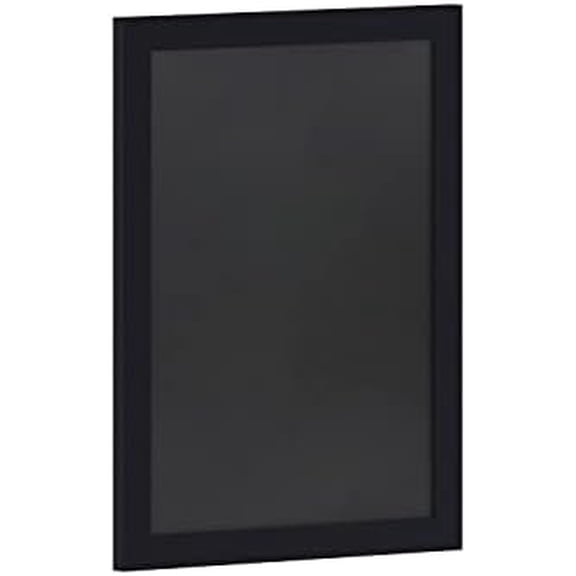 Canterbury Wall Mount Magnetic Chalkboard Sign - Black Finish - 18" x 24" - Vertical or Horizontal Hanging Message Board