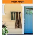 Wader Hangers 4 Pair Hanging Boot Rack Great For Work Boots, Cowboy
