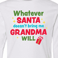 thumbnail image 4 of Inktastic Christmas Whatever Santa Doesn't Bring Me Grandma Will Long Sleeve Youth T-Shirt, 4 of 5