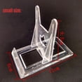 thumbnail image 2 of SagaSave Clear Acrylic Plate Display Stand Size S/M/L, 2 of 5