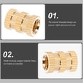 thumbnail image 3 of Luxshiny 20Pcs Copper Heat Set Insert Nuts with Female Thread for Plastic Injection Molding Applications, 3 of 5