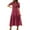 Red, variant on OSOLU Solid Color Women Casual Summer Dress Sleeveless Flowy Maxi Dress With Waist Tie For Vacation Date Night Dresses Stylish Sundress Dresses For Women 2025 Elegant Classy