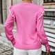 thumbnail image 5 of Suéter de cuello redondo para mujer, moda informal, color, manga larga, cuello redondo, suéter para mujer, 5 of 9