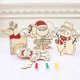 thumbnail image 1 of Ganfancp Navidad Decoraciones de Madera Diy Pintura Juguetes Educativos para Niños Ofertas Del Día 1 Colgante 3 Bolígrafos, 1 of 4