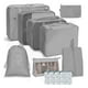 thumbnail image 1 of Set De 9 Bolsas Organizadoras VIMI Para Viaje Gris, 1 of 9