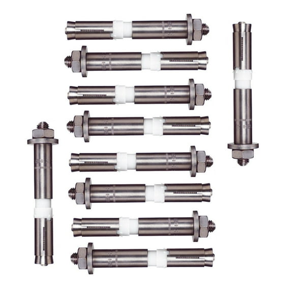 Pack of 10- M16/25 HSL-G Heavy-Duty Wedge Expansion Concrete Anchors Made in Austria - P # 68452/2