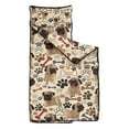 thumbnail image 2 of Pug and Footprint Toddler Nap Mats for Kids Preschool,Sleeping Mat Bag or Kids,Toddler Sleeping Bag,Toddler Nap Mat or Daycare, 2 of 6