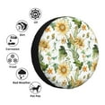 thumbnail image 4 of Goofa Watercolor Bright Sunflowers Pattern Universal Tire Cover for Jeep, SUV, Truck, and Trailer – Waterproof, UV-Resistant,Easy to Install, Fits 14"-17" Tires-16 inch, 4 of 6