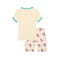 thumbnail image 3 of ATAIKU 3-10Y Toddler Little Girls Dinosaur Pajamas Set 100% Viscose Big Kids 2-Piece Pjs Summer Jammies, 3 of 13