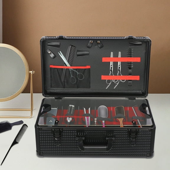 Professional Barber Case, Barber Makeup Supplies Case, Barber Tool Organizer Cas