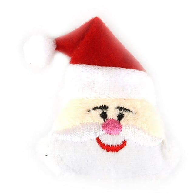 Juguete De Peluche Suave Con Tema Navideño, Adorable Juguete De Peluche Para Mascotas, Resistente A Las Mordeduras, Juguete Masticable Para Mascotas Con Costura Fina